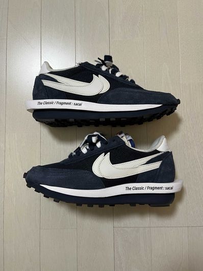 Fragment × sacai × Nike LD Waffle "Blackended Blue"