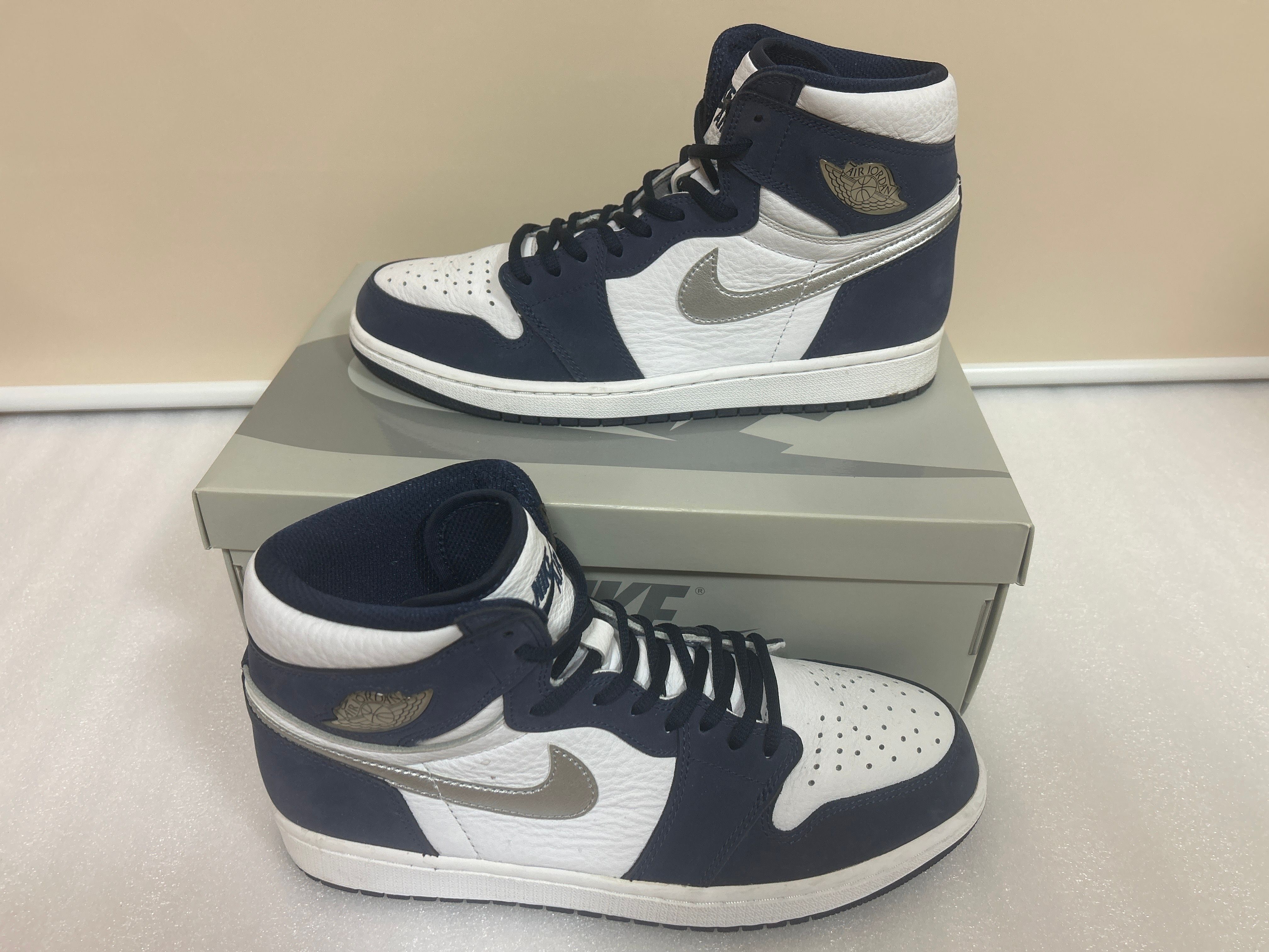 Nike Air Jordan 1 High OG CO.JP "White/Midnight Navy" (2020)(ブリーフケースなし)