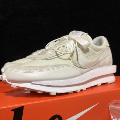 sacai × Nike LDV Waffle "Triple White"