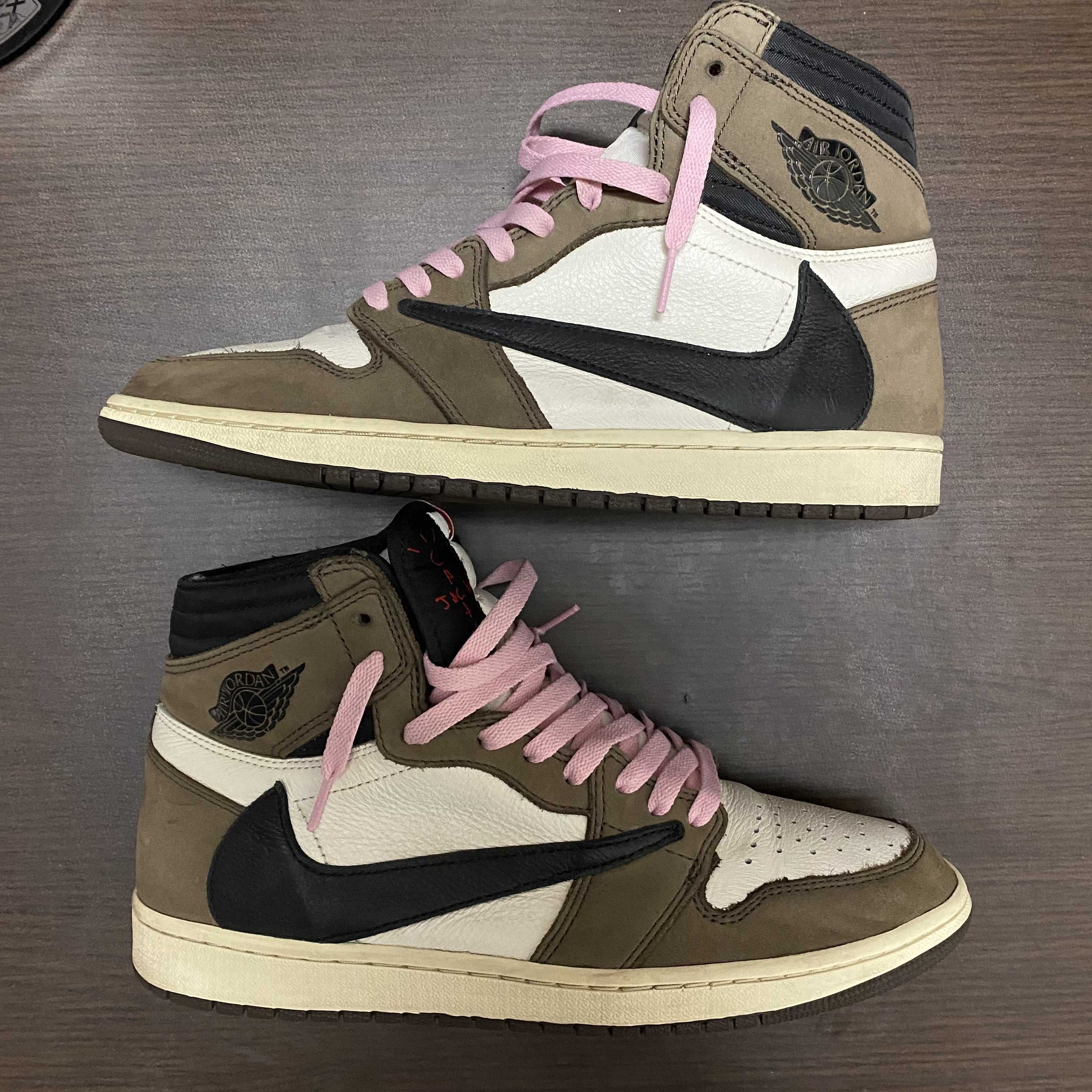 Travis Scott × Nike Air Jordan 1 Retro High OG TS SP "Sail/Dark Mocha"