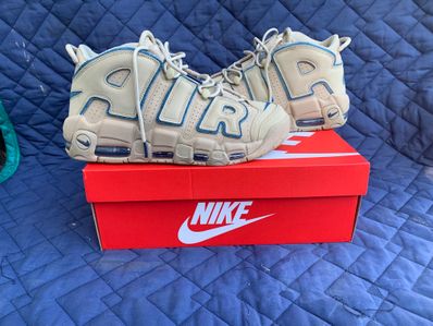 Nike Air More Uptempo "Limestone and Valerian Blue"