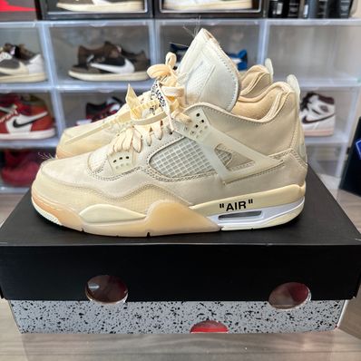 Off-White × Nike Women's Air Jordan 4 SP "Sail"