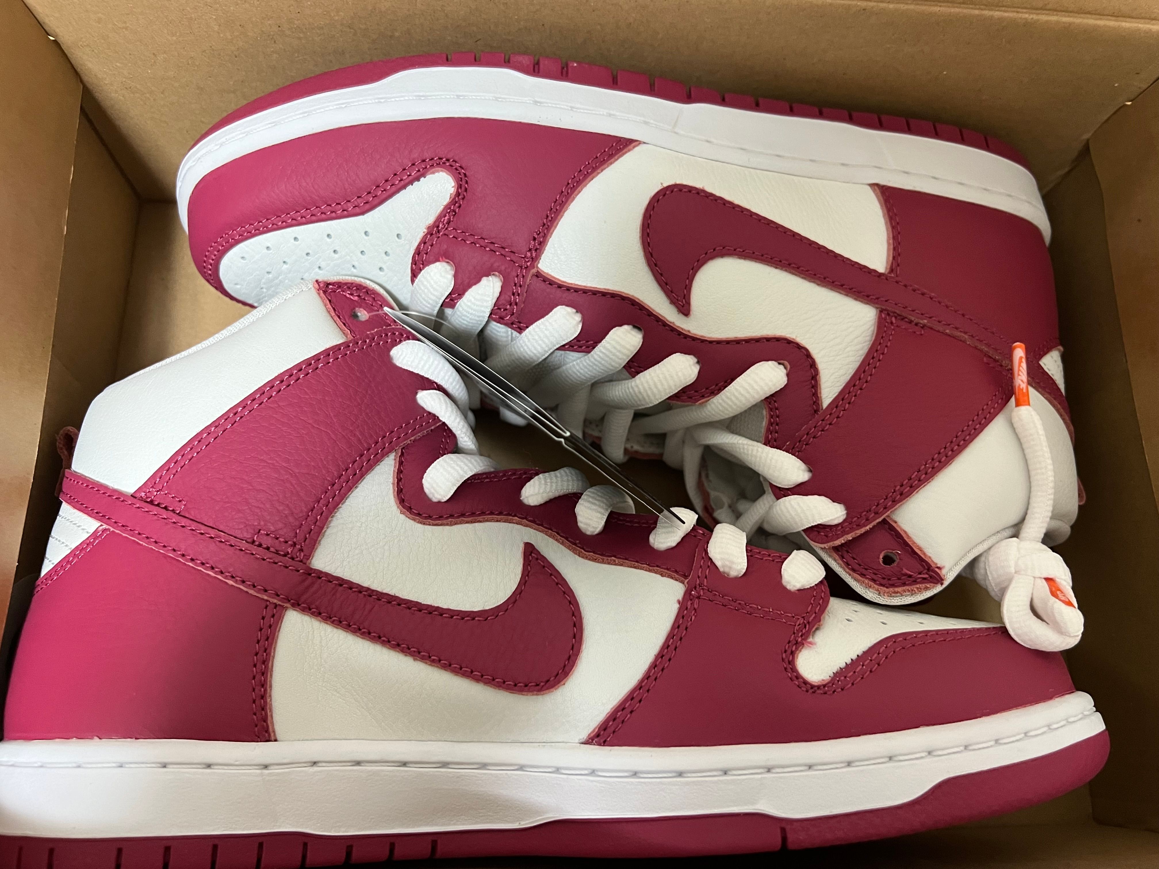 Nike SB Dunk High Pro Orange Label "Sweet Beet"