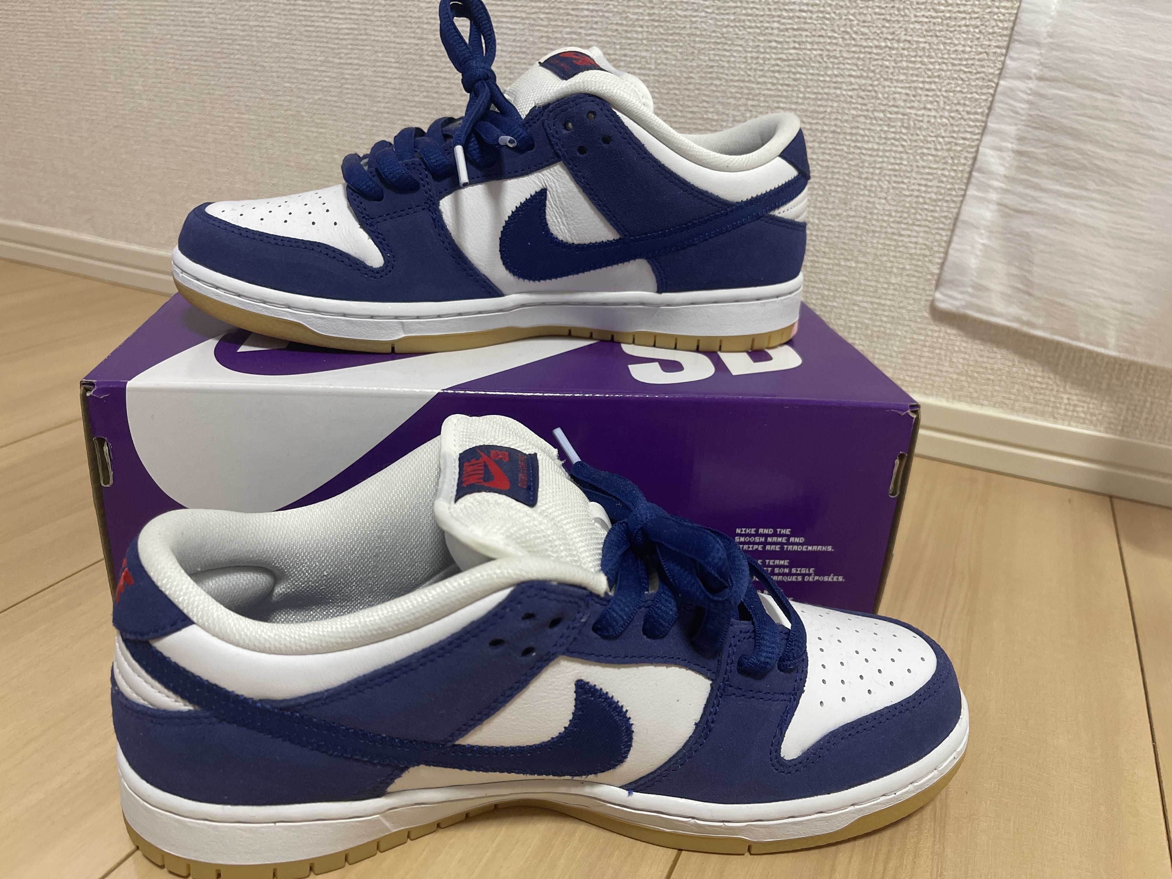Nike SB Dunk Low "Los Angeles Dodgers/Deep Royal Blue"