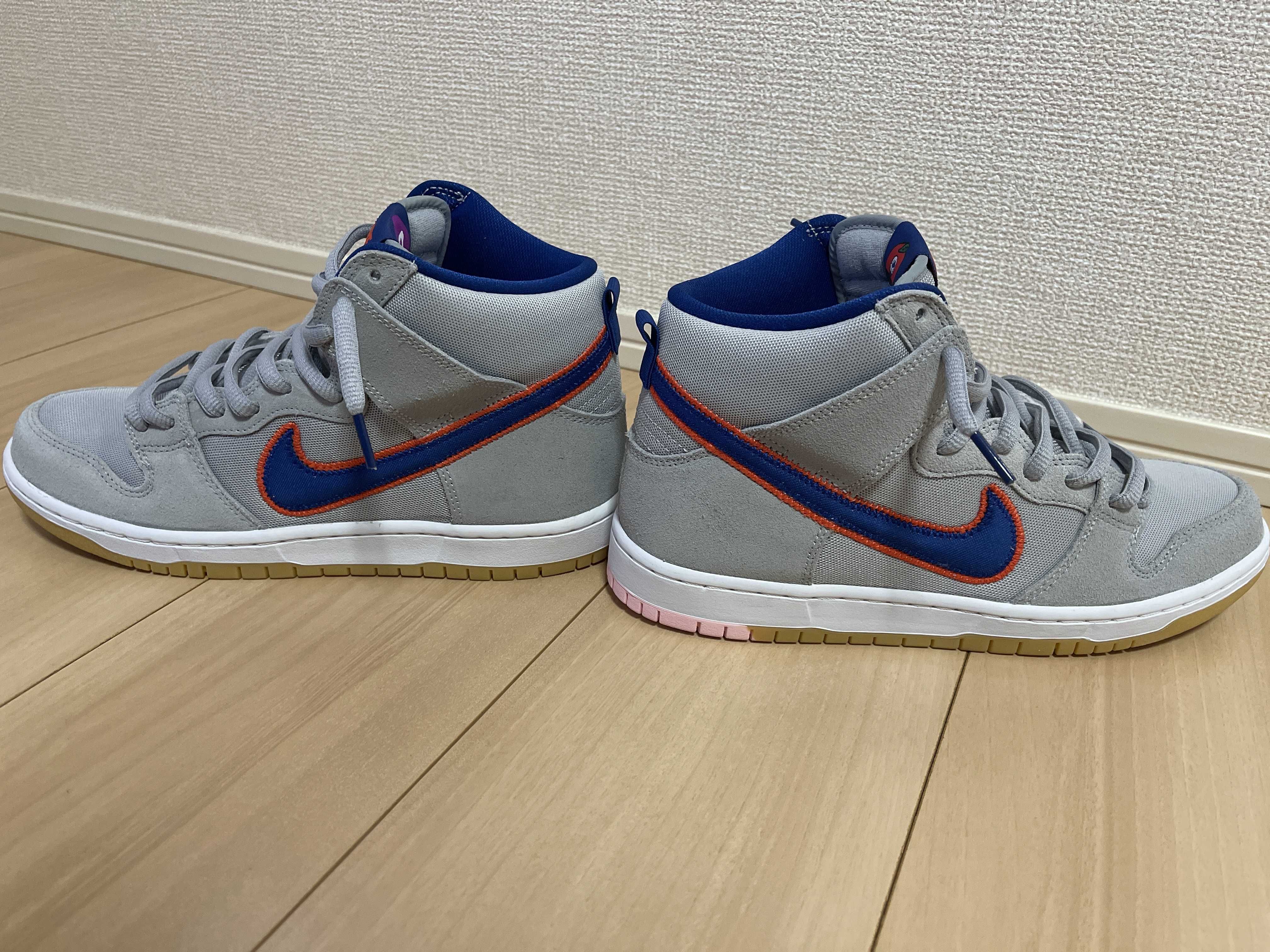 Nike SB Dunk High "Rush Blue and Team Orange/New York Mets" 