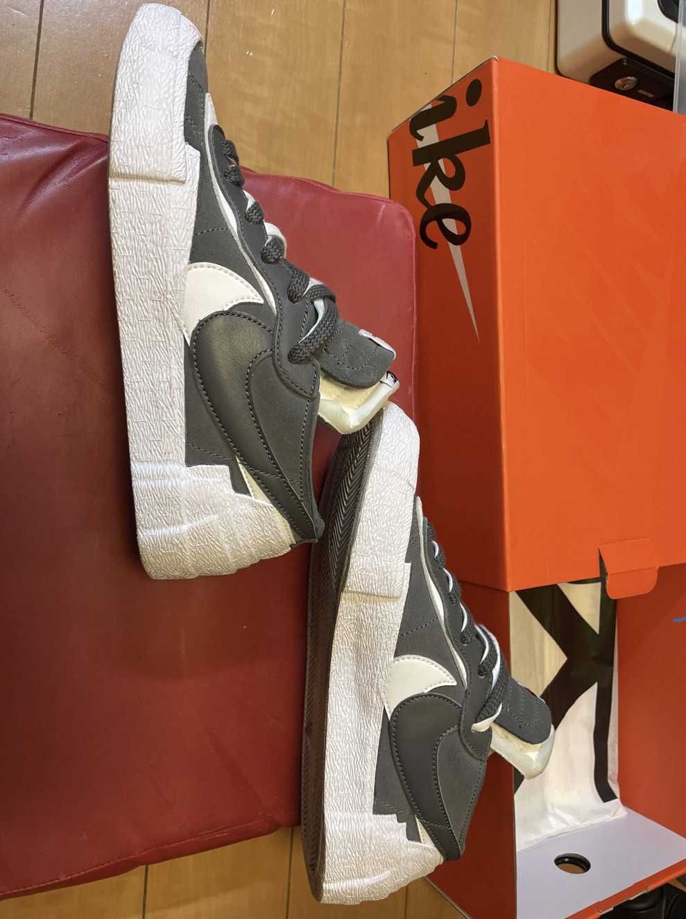 Sacai × Nike Blazer Low "Iron Grey"