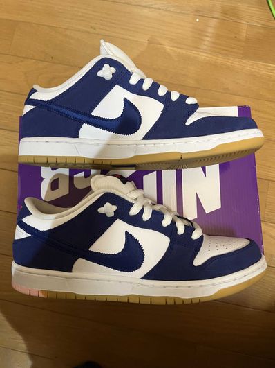 Nike SB Dunk Low "Los Angeles Dodgers/Deep Royal Blue"