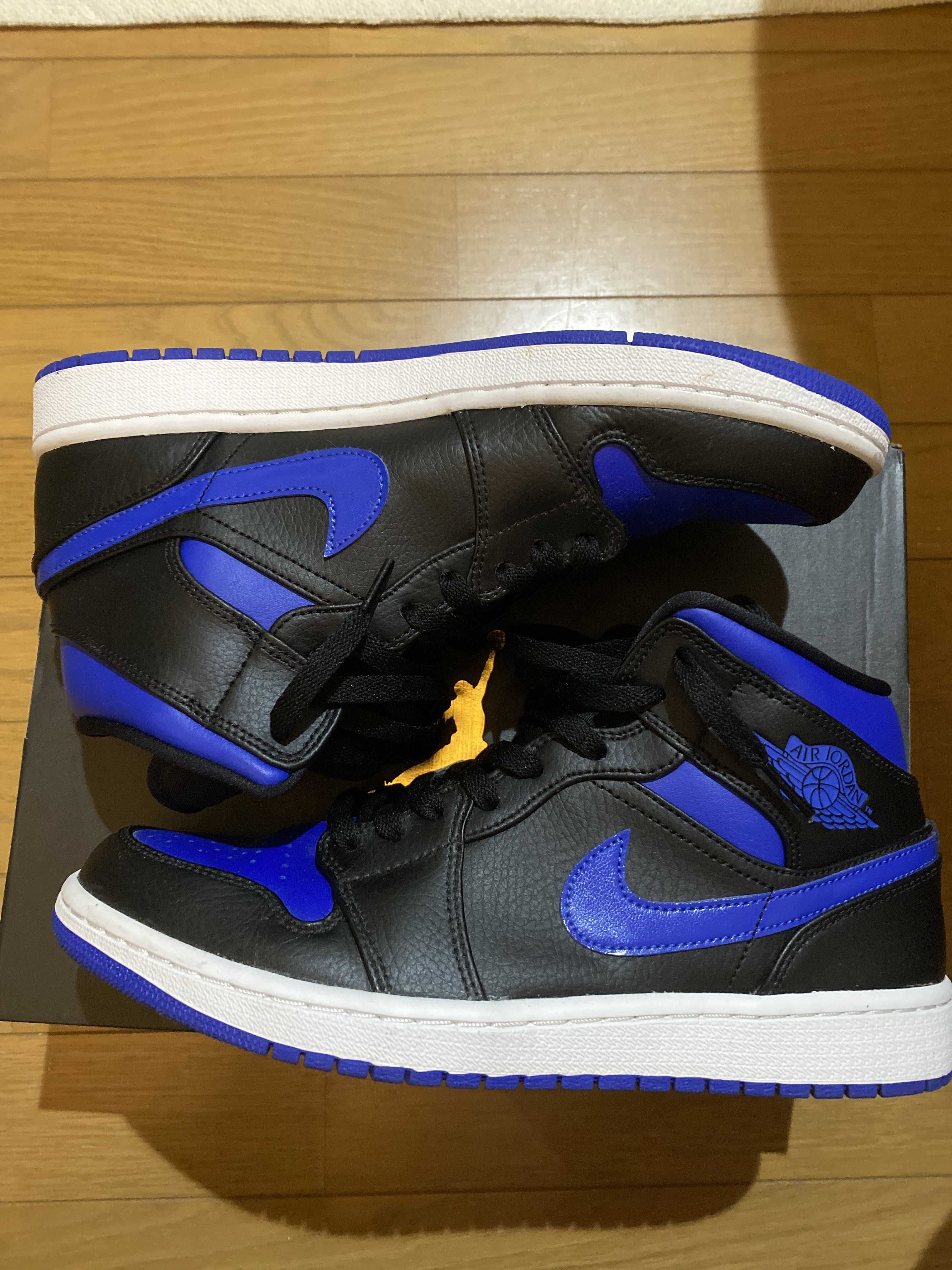 NIKE AIR JORDAN 1 MID "BLACK/BLUE"