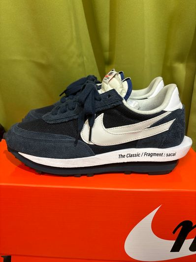 Fragment × sacai × Nike LD Waffle "Blackended Blue"