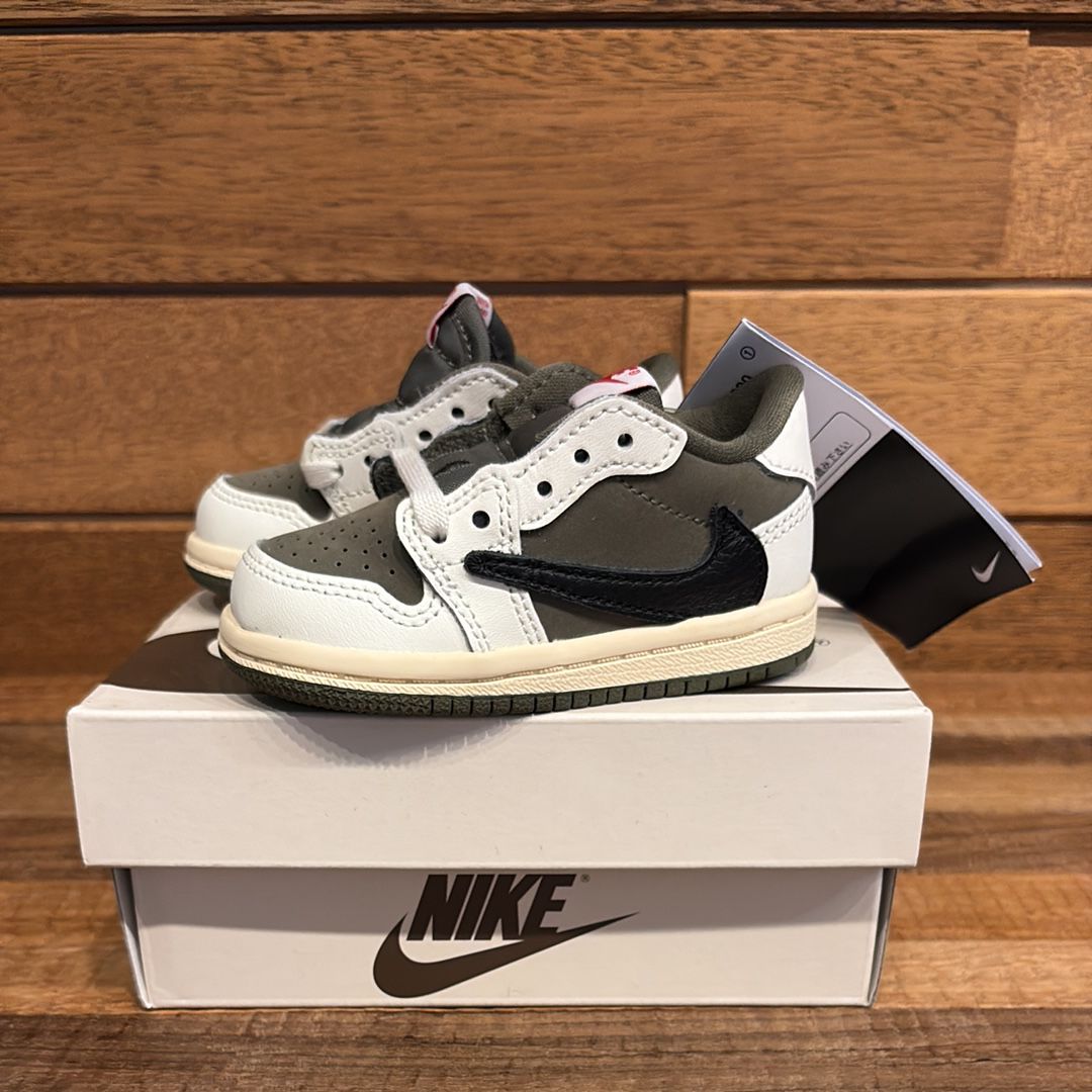 Travis Scott × Nike TD Air Jordan 1 Low OG SP "Reverse Olive"