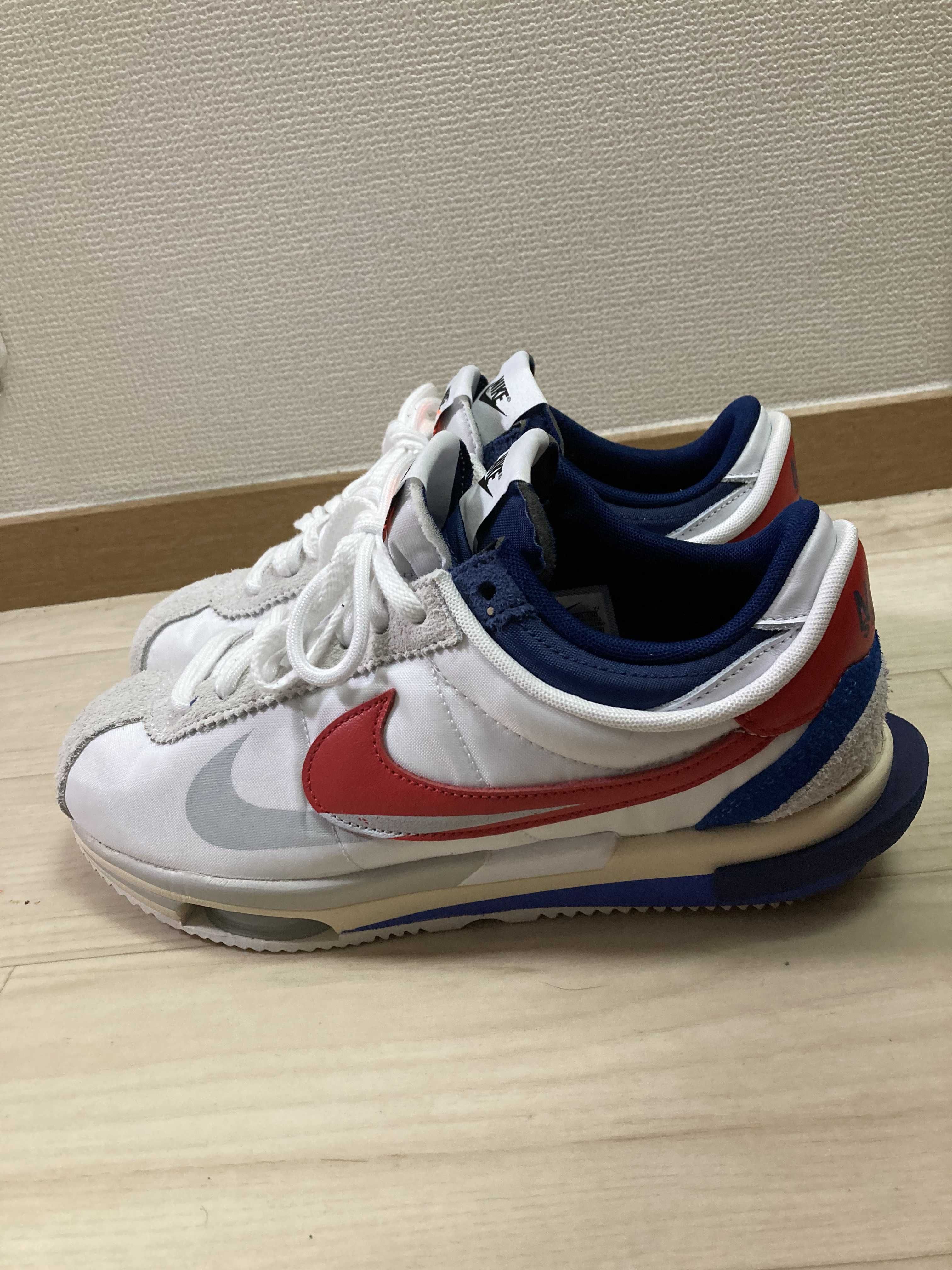 sacai × Nike Zoom Cortez "White and University Red"
