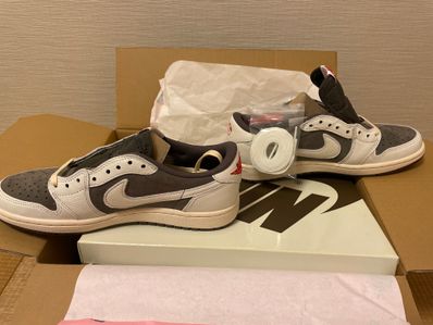 Travis Scott × Nike Air Jordan 1 Low OG SP "Reverse Mocha/Sail and Ridgerock"