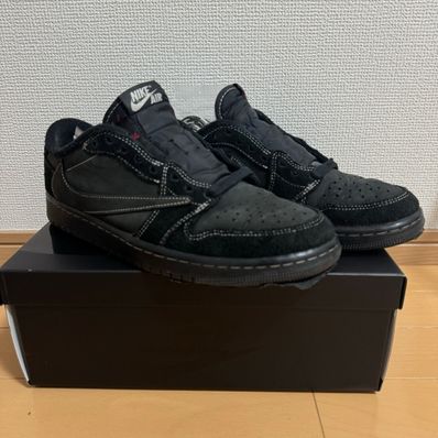 Travis Scott × Nike Air Jordan 1 Low OG SP "Black Phantom"