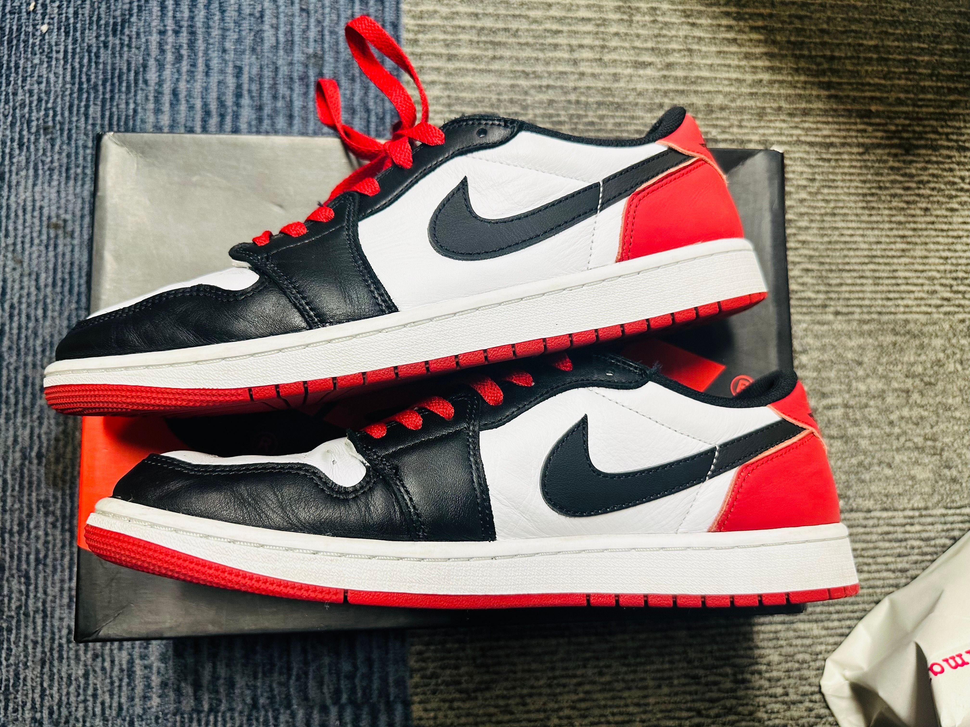 Nike Air Jordan 1 Retro Low OG "Black Toe"