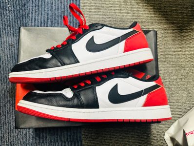 Nike Air Jordan 1 Retro Low OG "Black Toe"