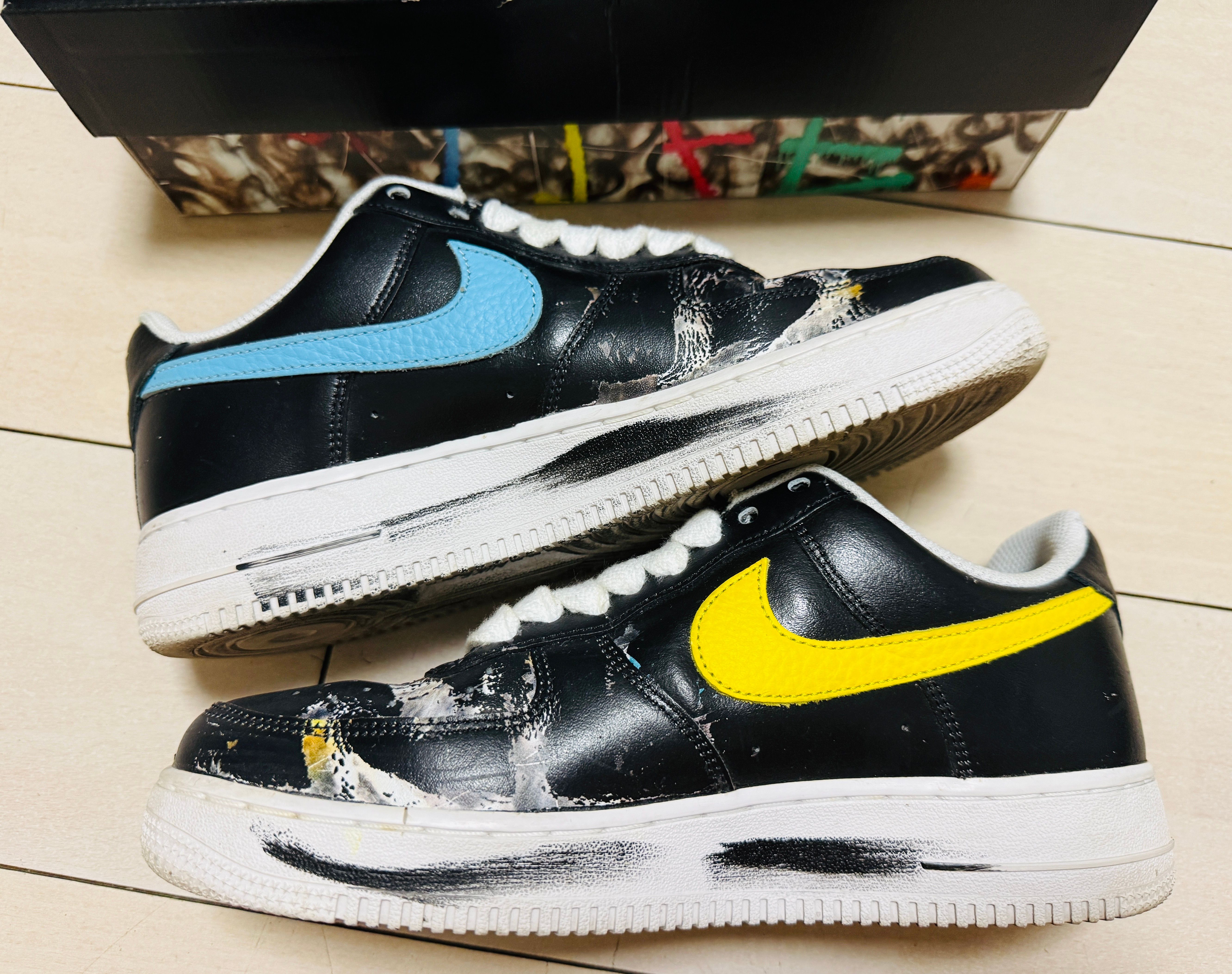 PEACEMINUSONE × Nike Air Force 1 Low '07 Para-Noise 3.0 "Black and Multi-Color" / G-DRAGON