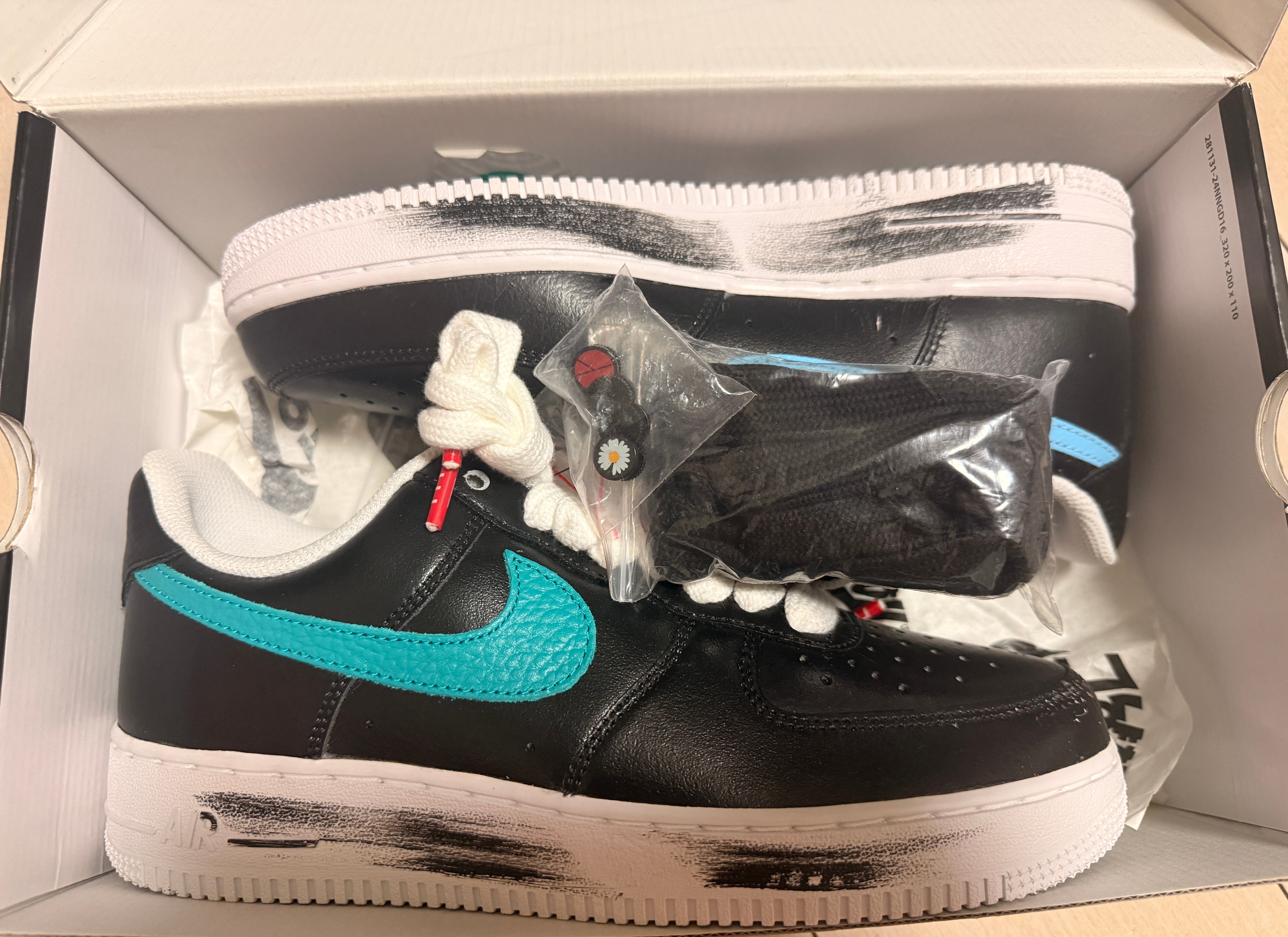 PEACEMINUSONE × Nike Air Force 1 Low '07 Para-Noise 3.0 "Black and Multi-Color" / G-DRAGON