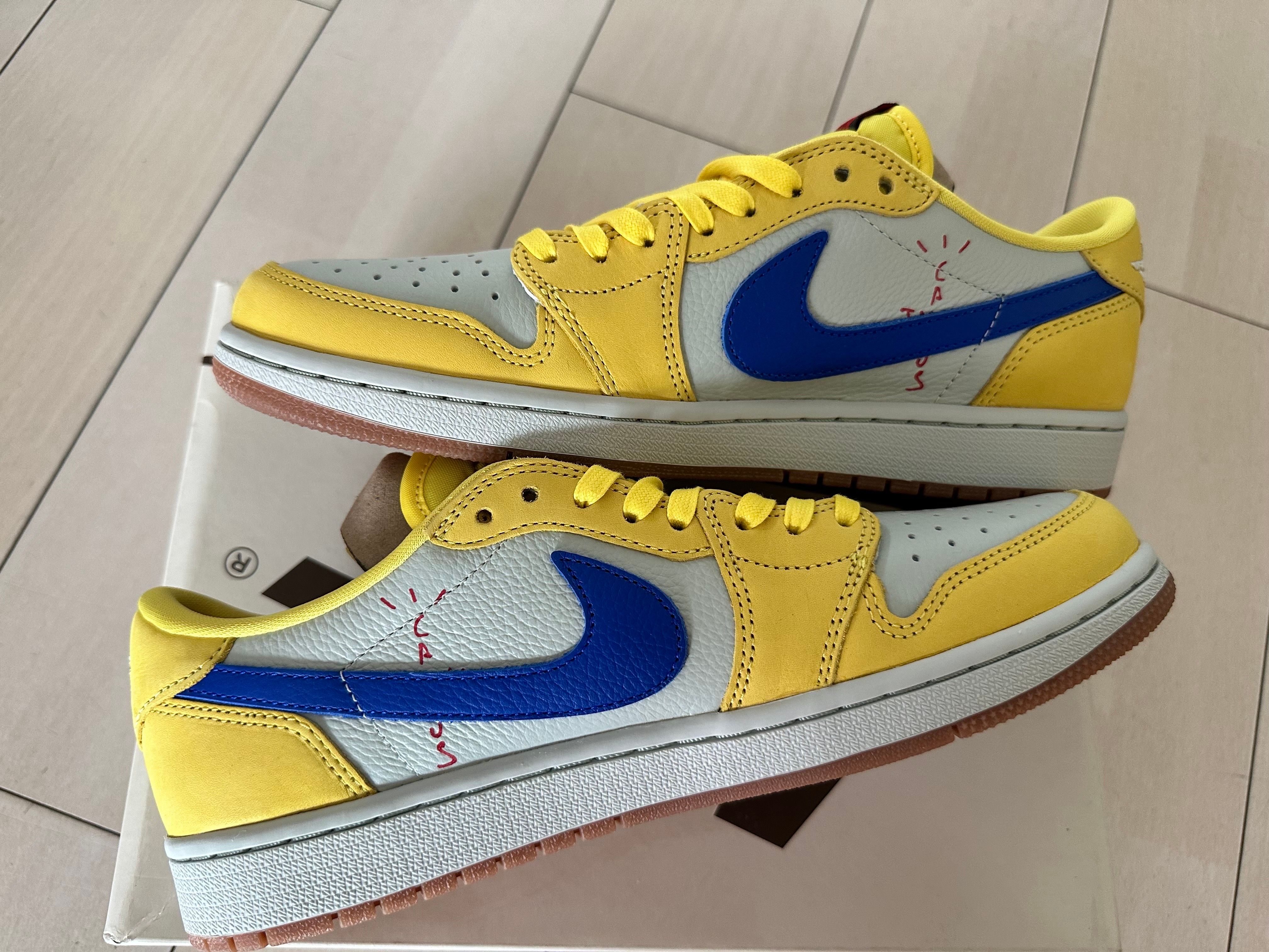 Travis Scott × Nike Women's Air Jordan 1 Retro Low OG "Canary"