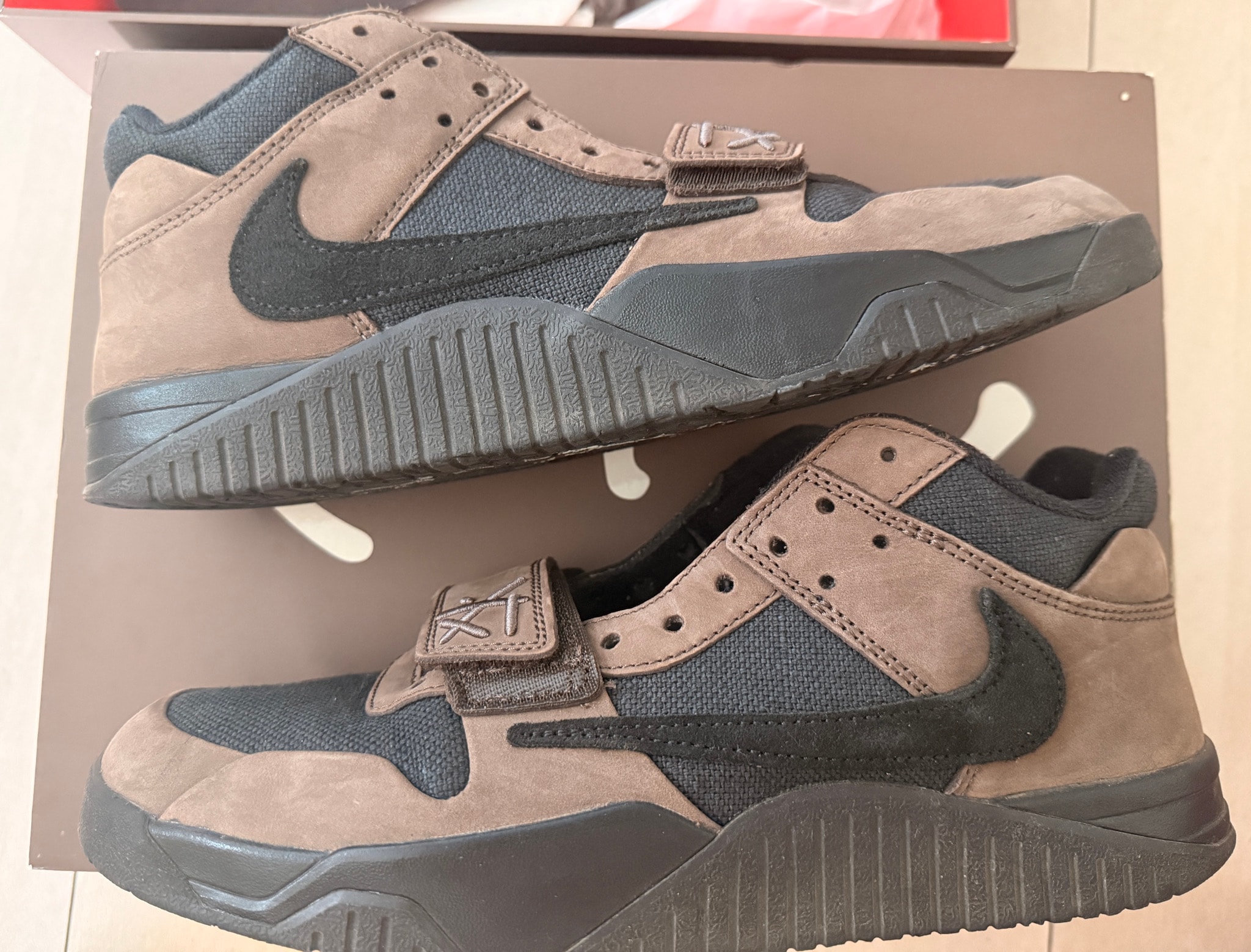 Travis Scott × Nike Jordan Jumpman Jack TR CJ1 T-Rexx "Black and Dark Mocha"
