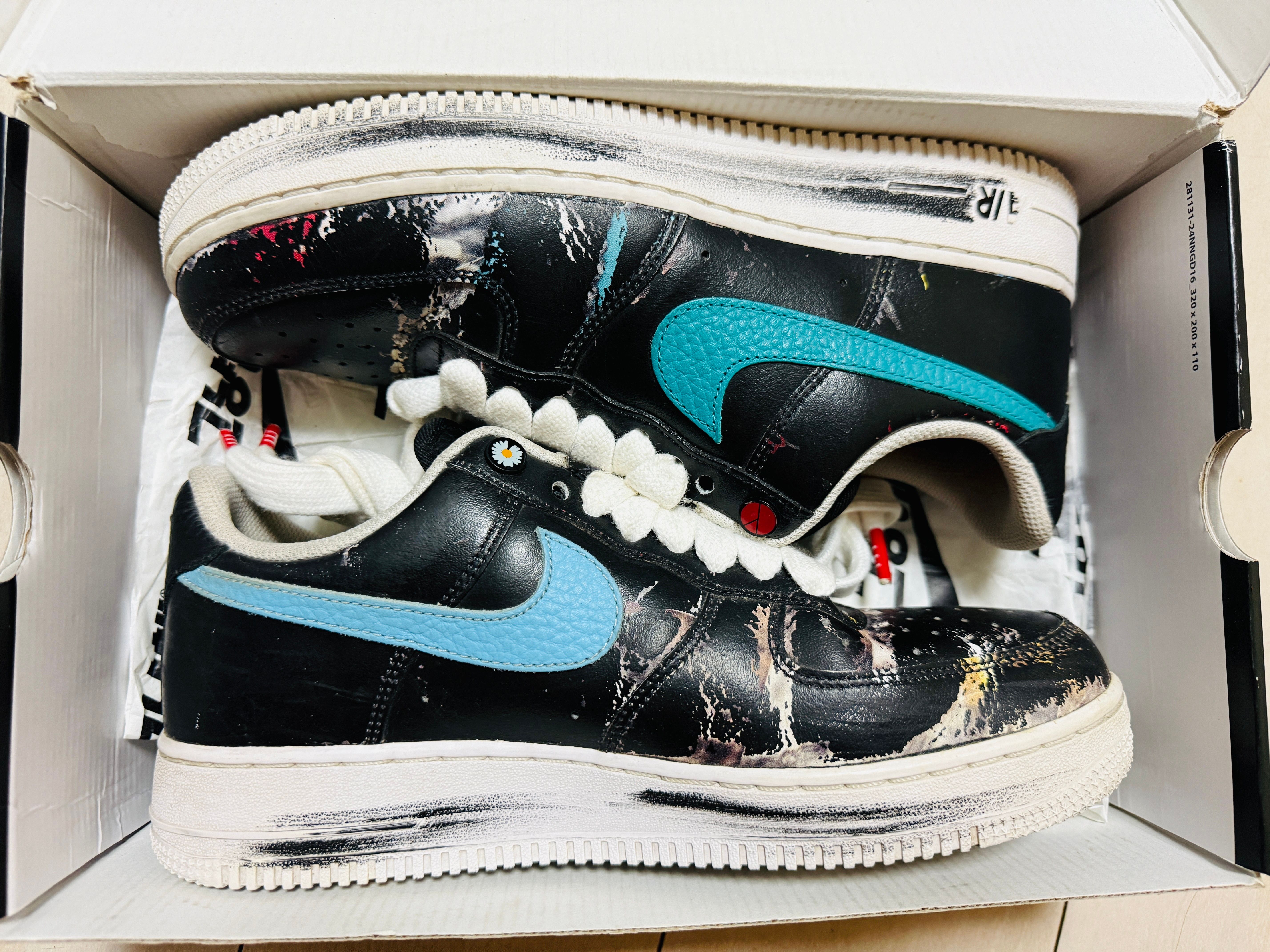 PEACEMINUSONE × Nike Air Force 1 Low '07 Para-Noise 3.0 "Black and Multi-Color" / G-DRAGON
