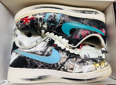 PEACEMINUSONE × Nike Air Force 1 Low '07 Para-Noise 3.0 "Black and Multi-Color" / G-DRAGON