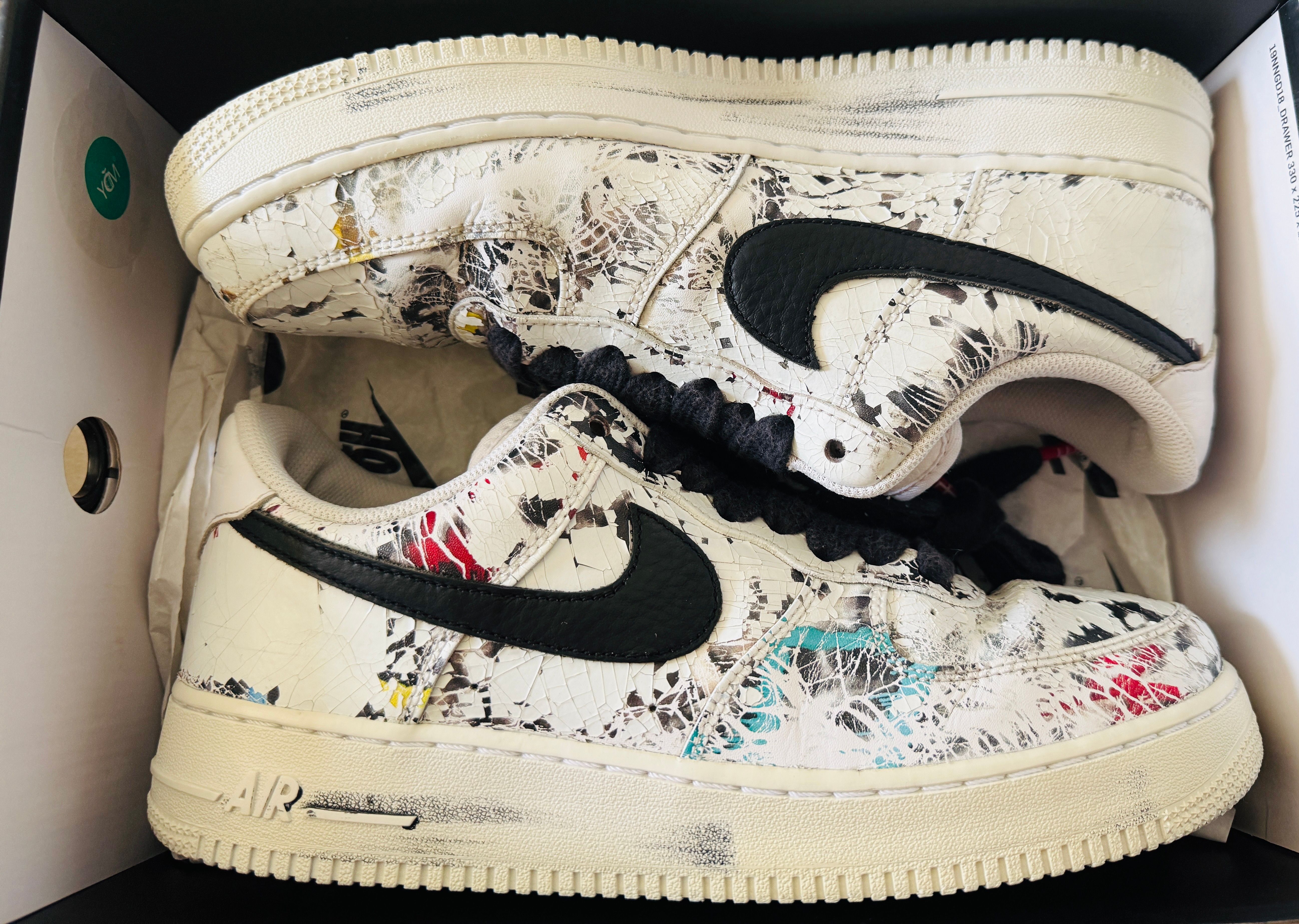 PEACEMINUSONE × Nike Air Force 1 Low "Para-noise/White/Black" / G-DRAGON