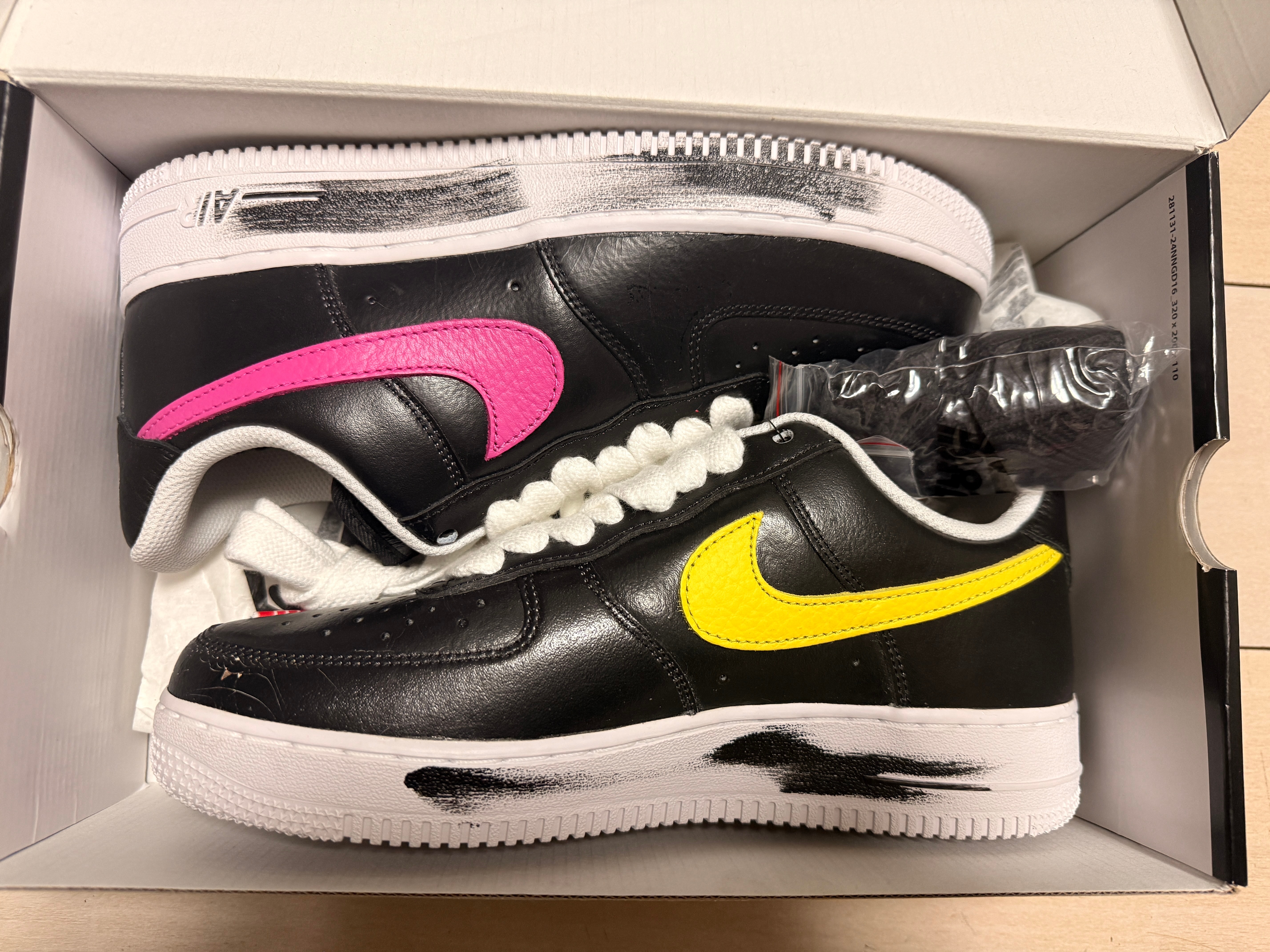 PEACEMINUSONE × Nike Air Force 1 Low '07 Para-Noise 3.0 "Black and Multi-Color" / G-DRAGON