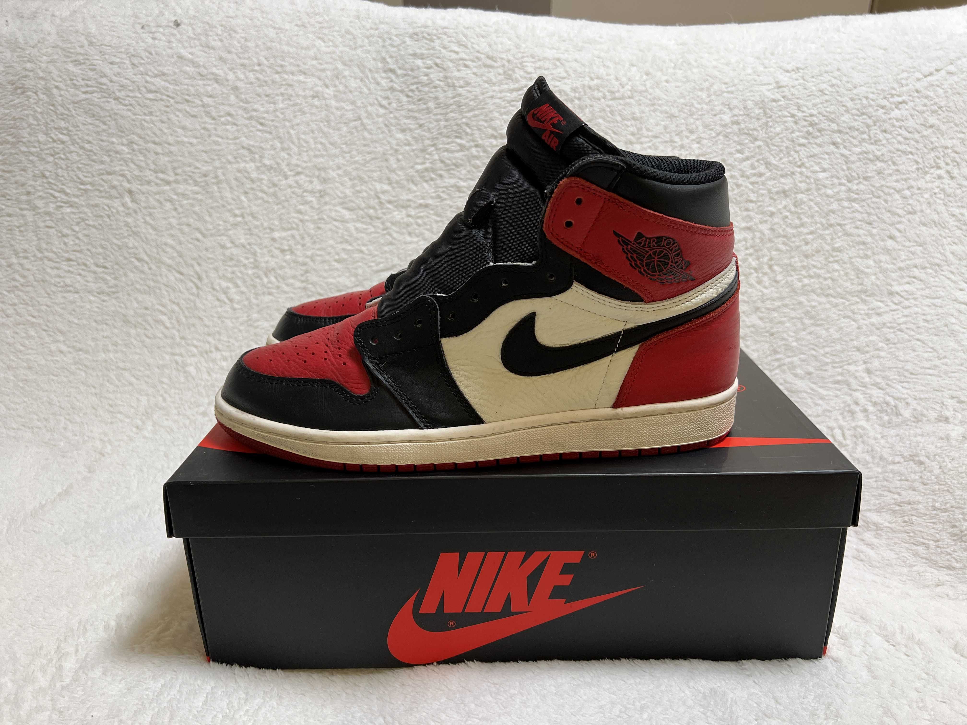 Nike Air Jordan 1 Retro High OG "Bred Toe"