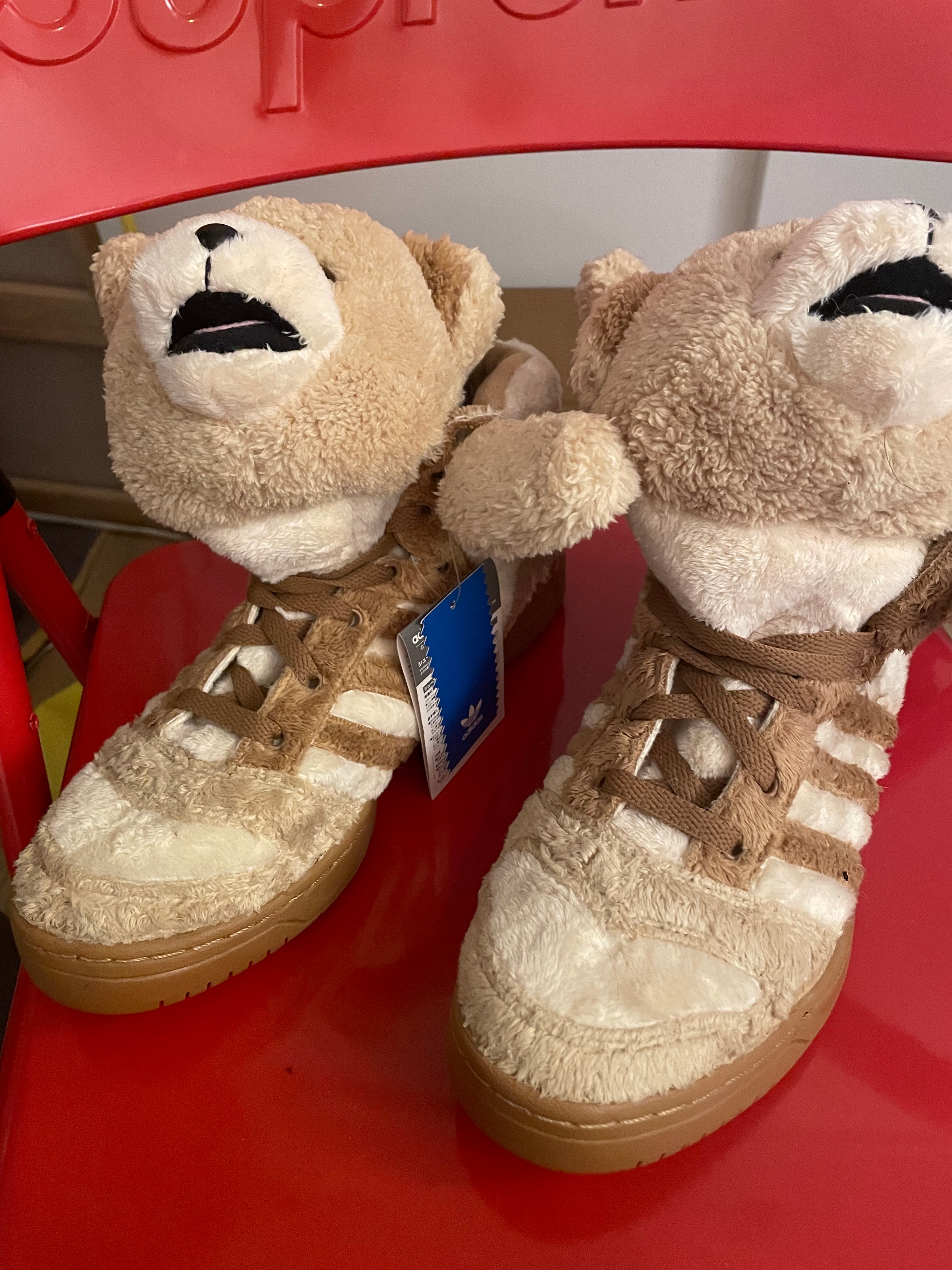 【激レアモデル】24.5cmアディダス ジェレミースコット 茶 テディベア 激レアモデル】24.5cmアディダス ジェレミースコット 茶 テディベア 激