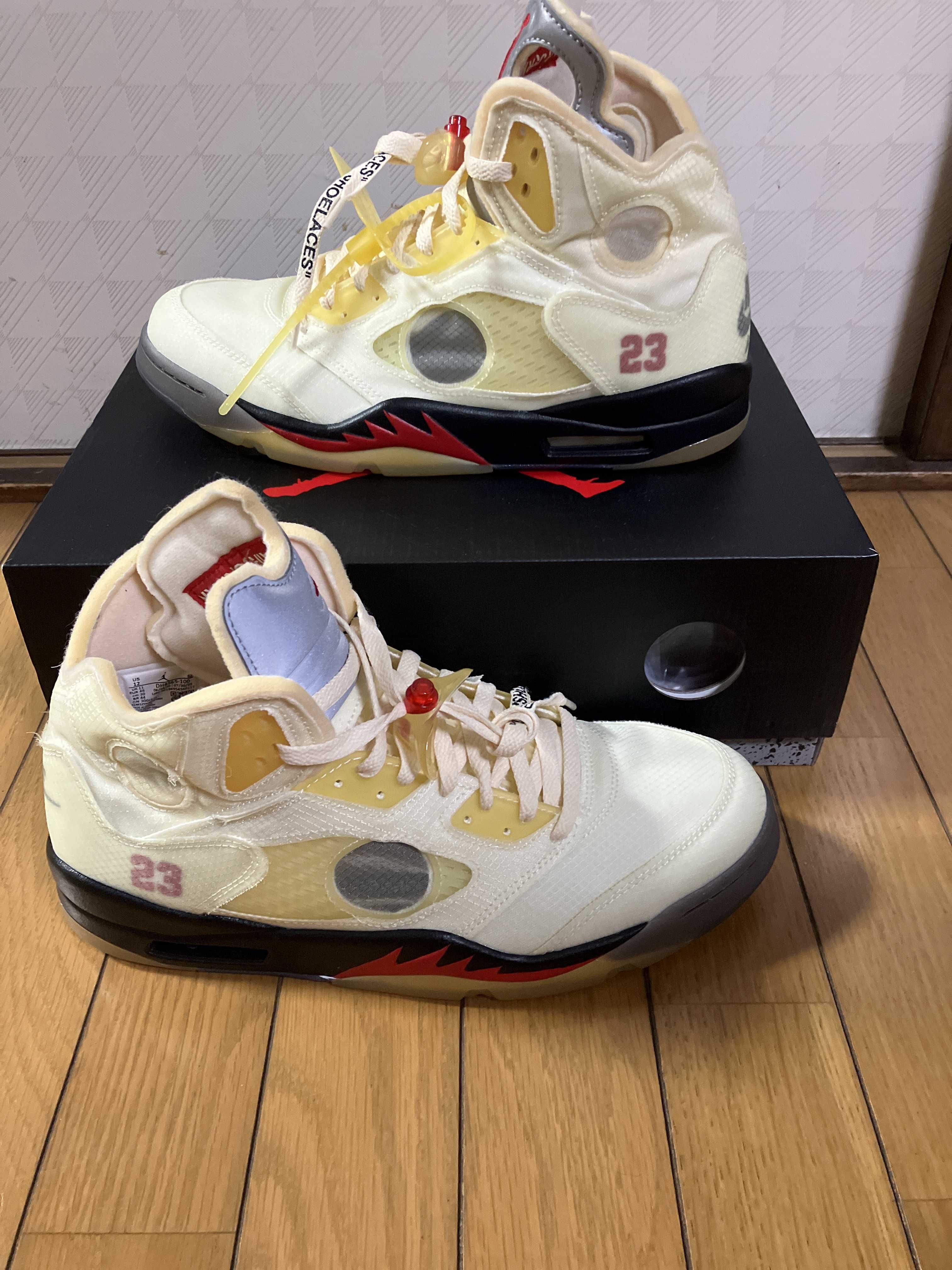 Off-White × Nike Air Jordan 5 "Sail"