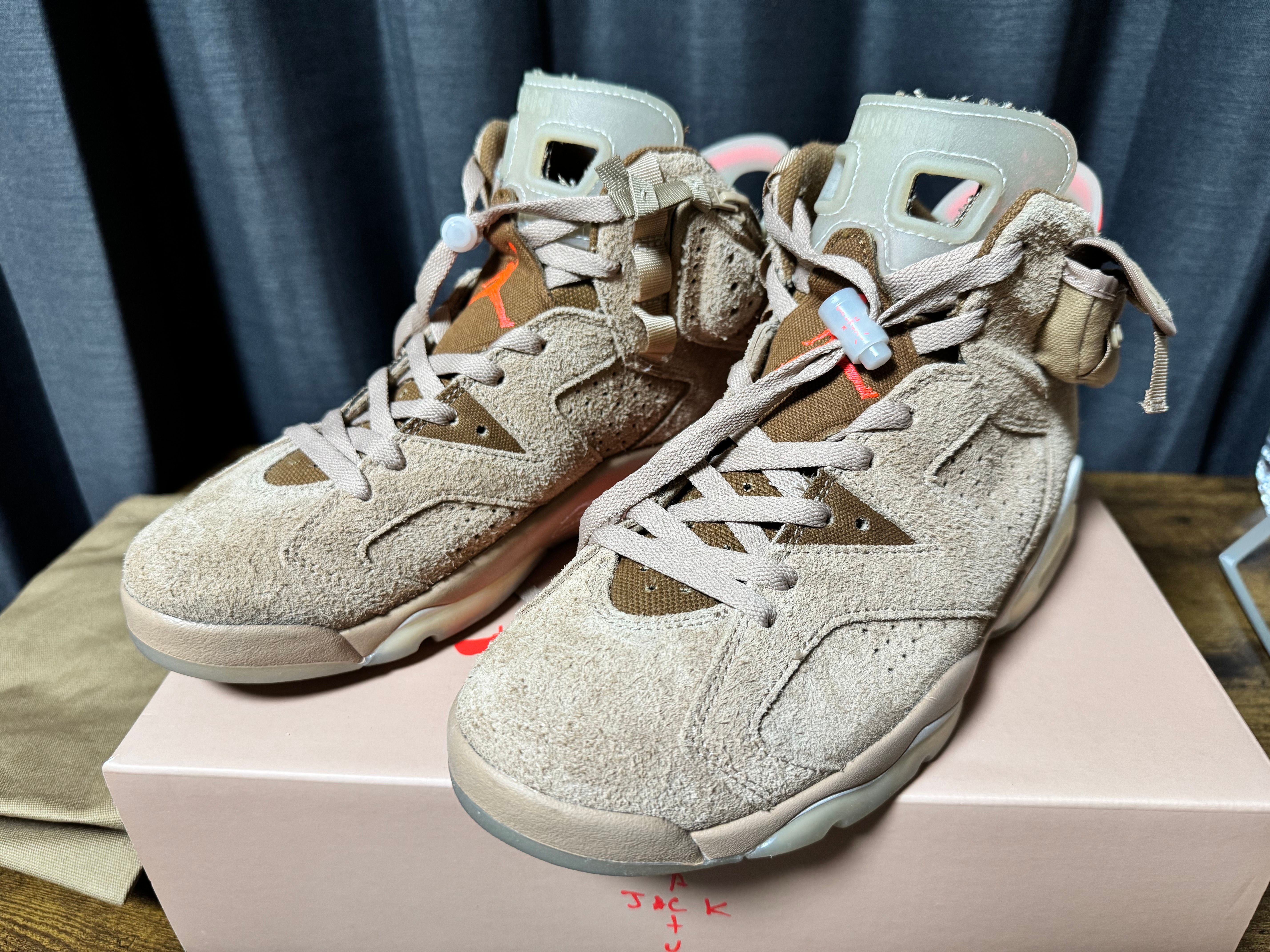 Travis Scott × Nike Air Jordan 6 "British Khaki"