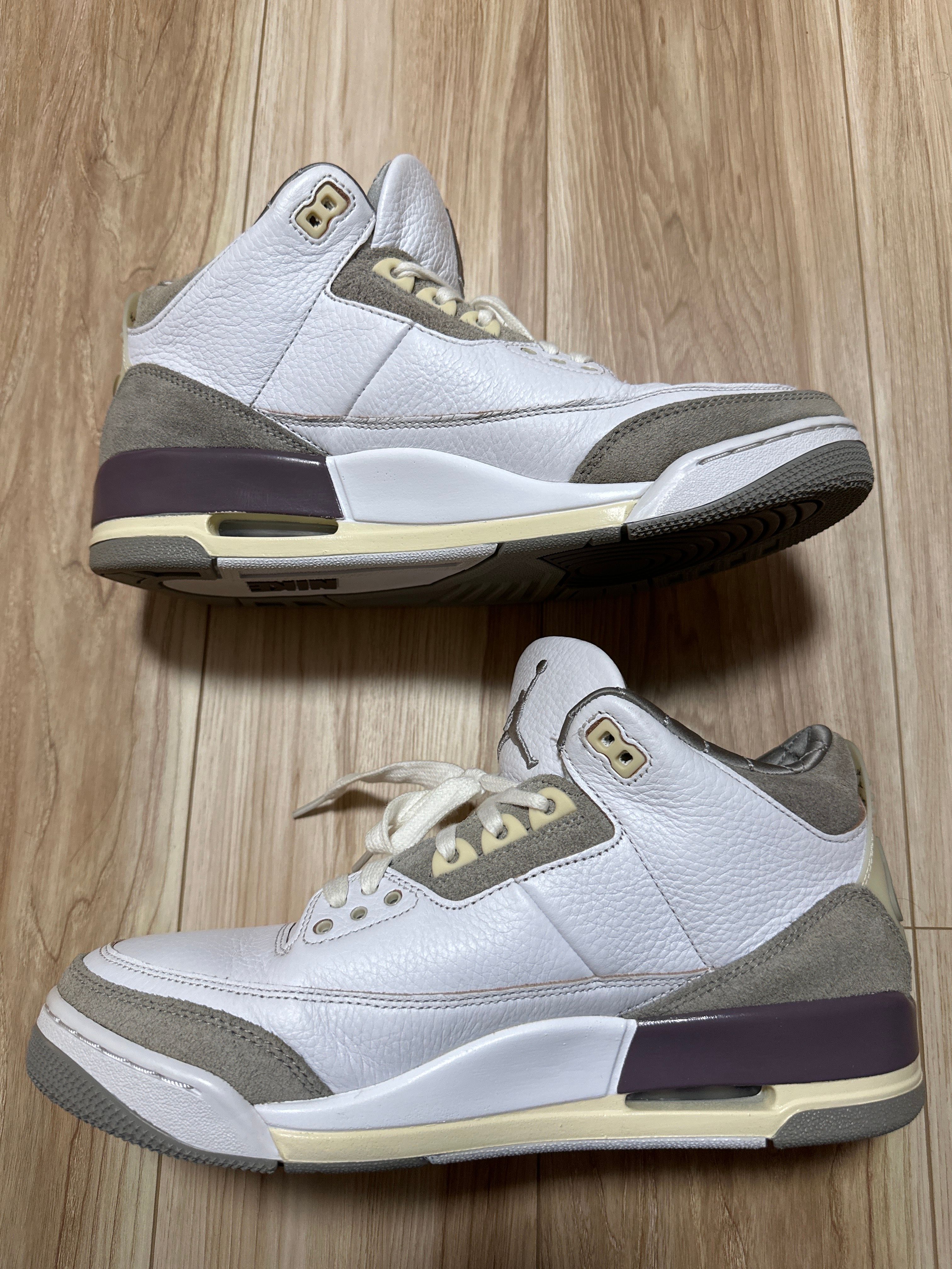 A Ma Maniere × Nike Women's Air Jordan 3 Retro SP "White/Medium Grey Violet Ore"