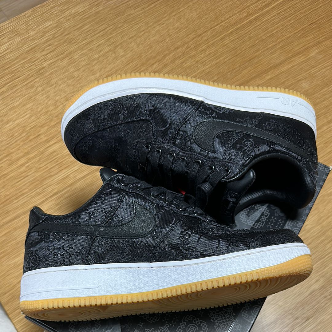 Fragment × CLOT × Nike Air Force 1 Low "Black"