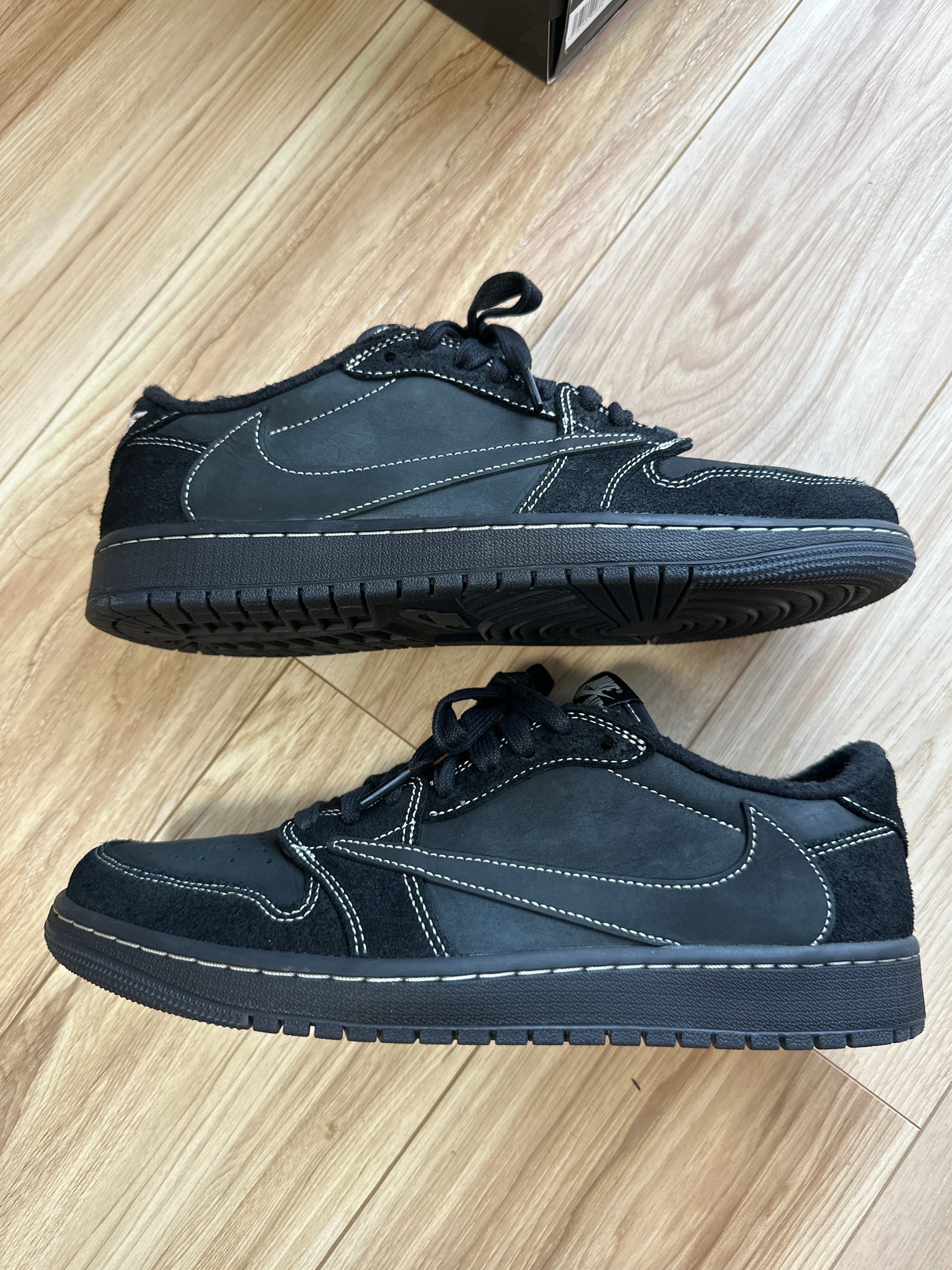 Travis Scott × Nike Air Jordan 1 Low OG SP "Black Phantom"