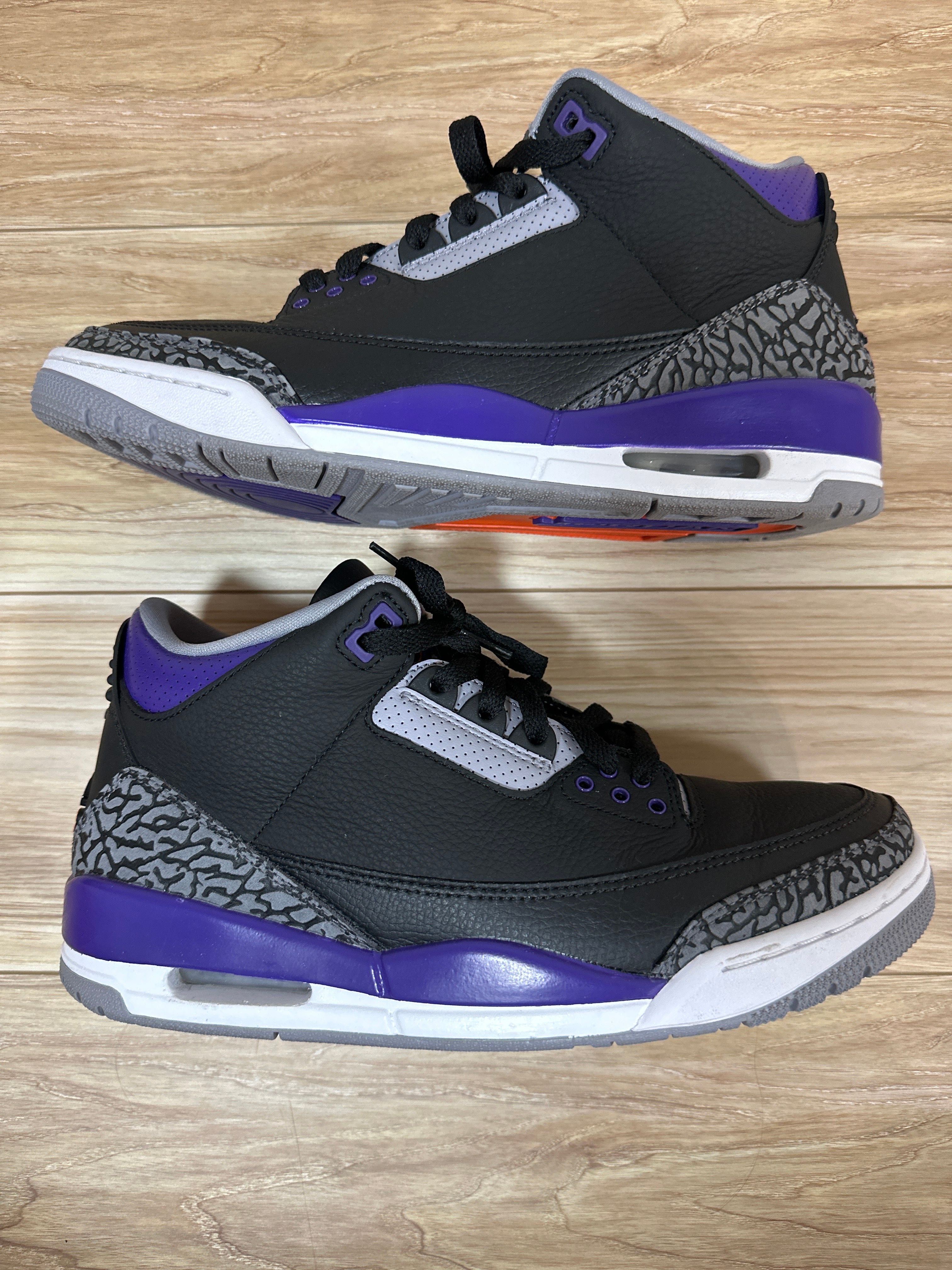 Nike Air Jordan 3 Retro "Black/Court Purple"