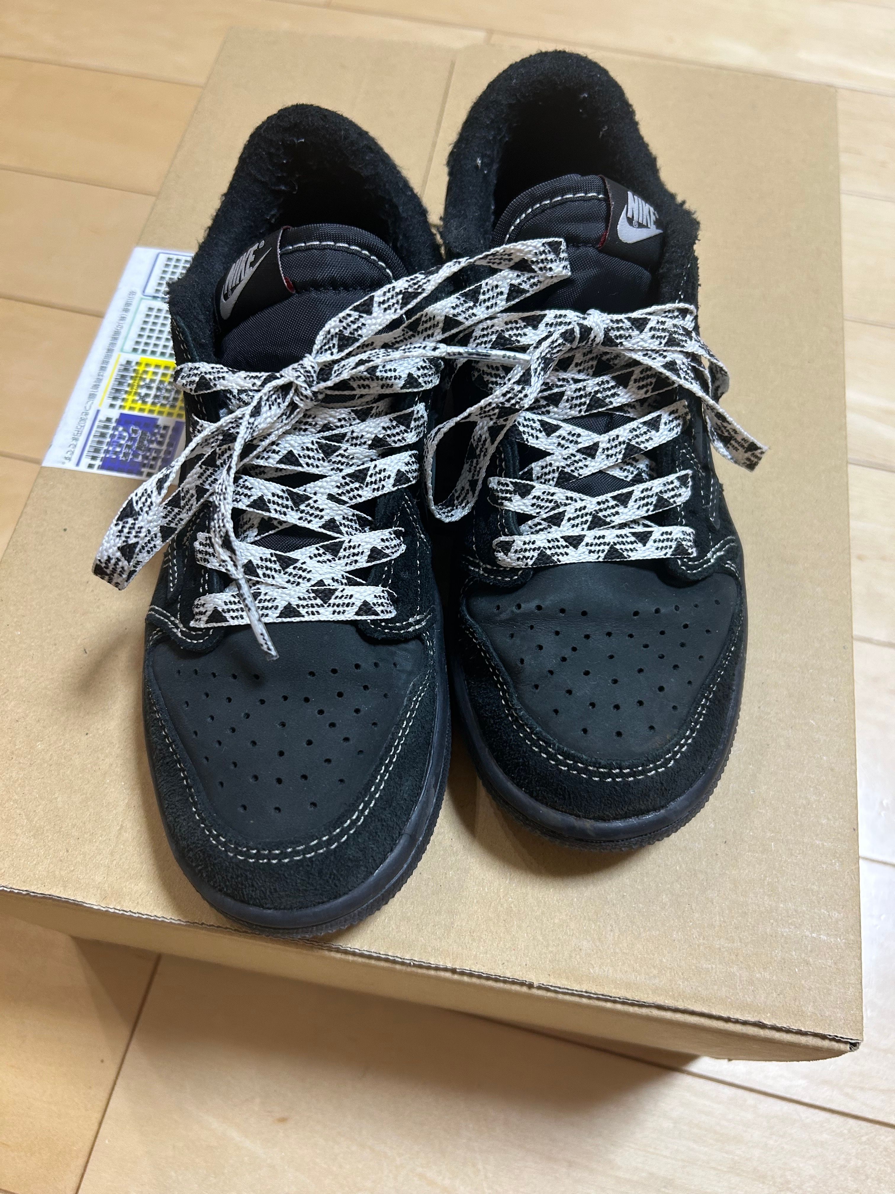 Travis Scott × Nike PS Air Jordan 1 Low OG SP "Black Phantom"