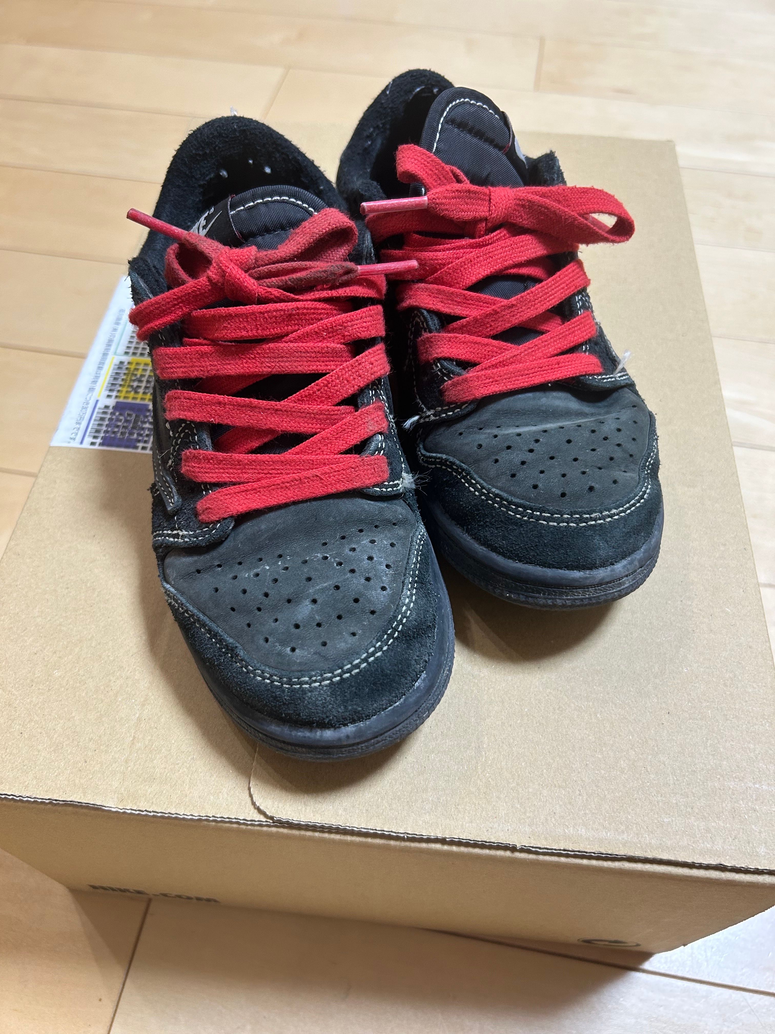 Travis Scott × Nike PS Air Jordan 1 Low OG SP "Black Phantom"