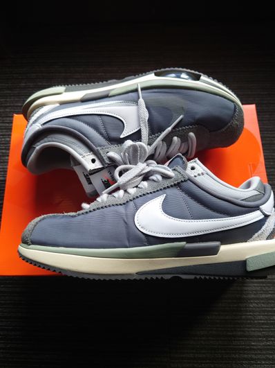 sacai × Nike Zoom Cortez "Iron Grey"
