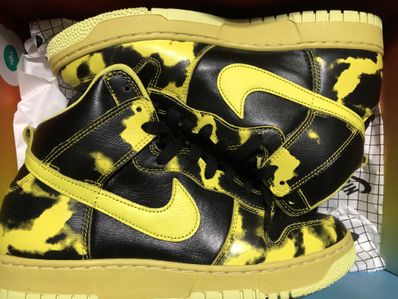Nike Dunk High 1985 SP "Yellow Acid Wash"