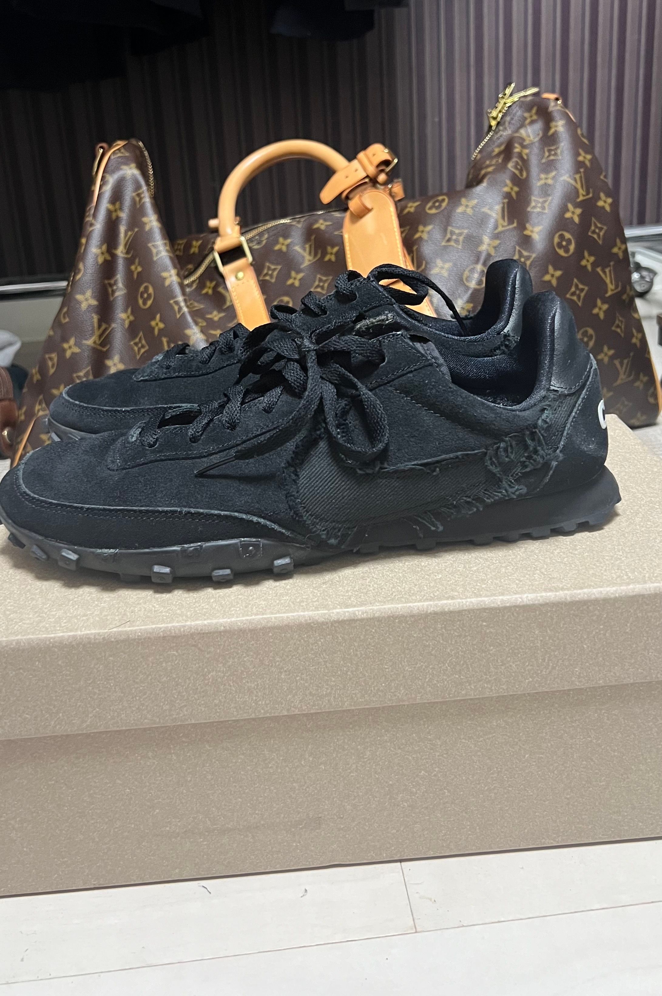 COMME des GARCONS × Nike Waffle Racer "black"