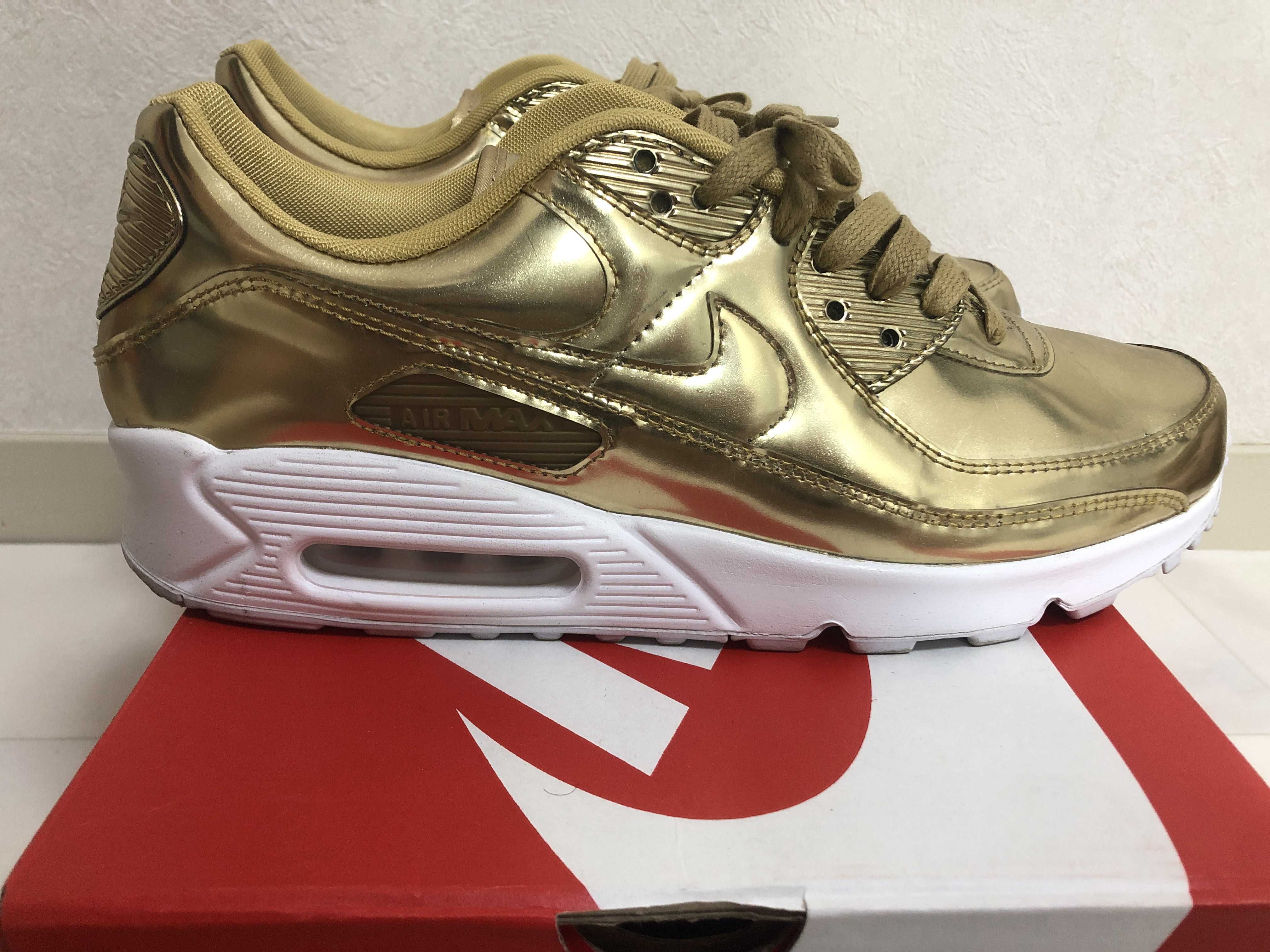Nike Women's Air Max 90 "Metallic Gold"