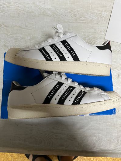 HUMAN MADE × adidas Superstar 80s "White/Black"