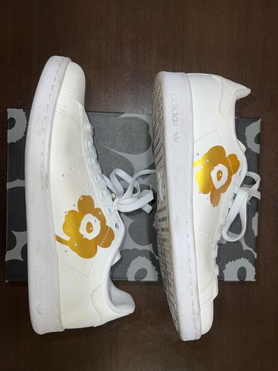 Marimekko × adidas Women's Stan Smith J "Footwear White"
