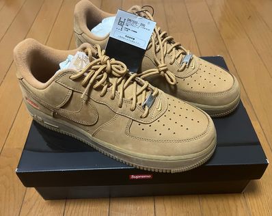 Supreme × Nike Air Force 1 Low "Flax/Wheat"