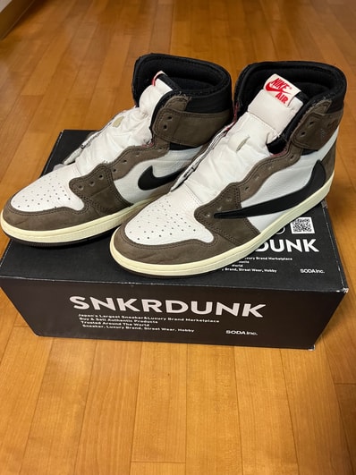 Travis Scott × Nike Air Jordan 1 Retro High OG TS SP "Sail/Dark Mocha"