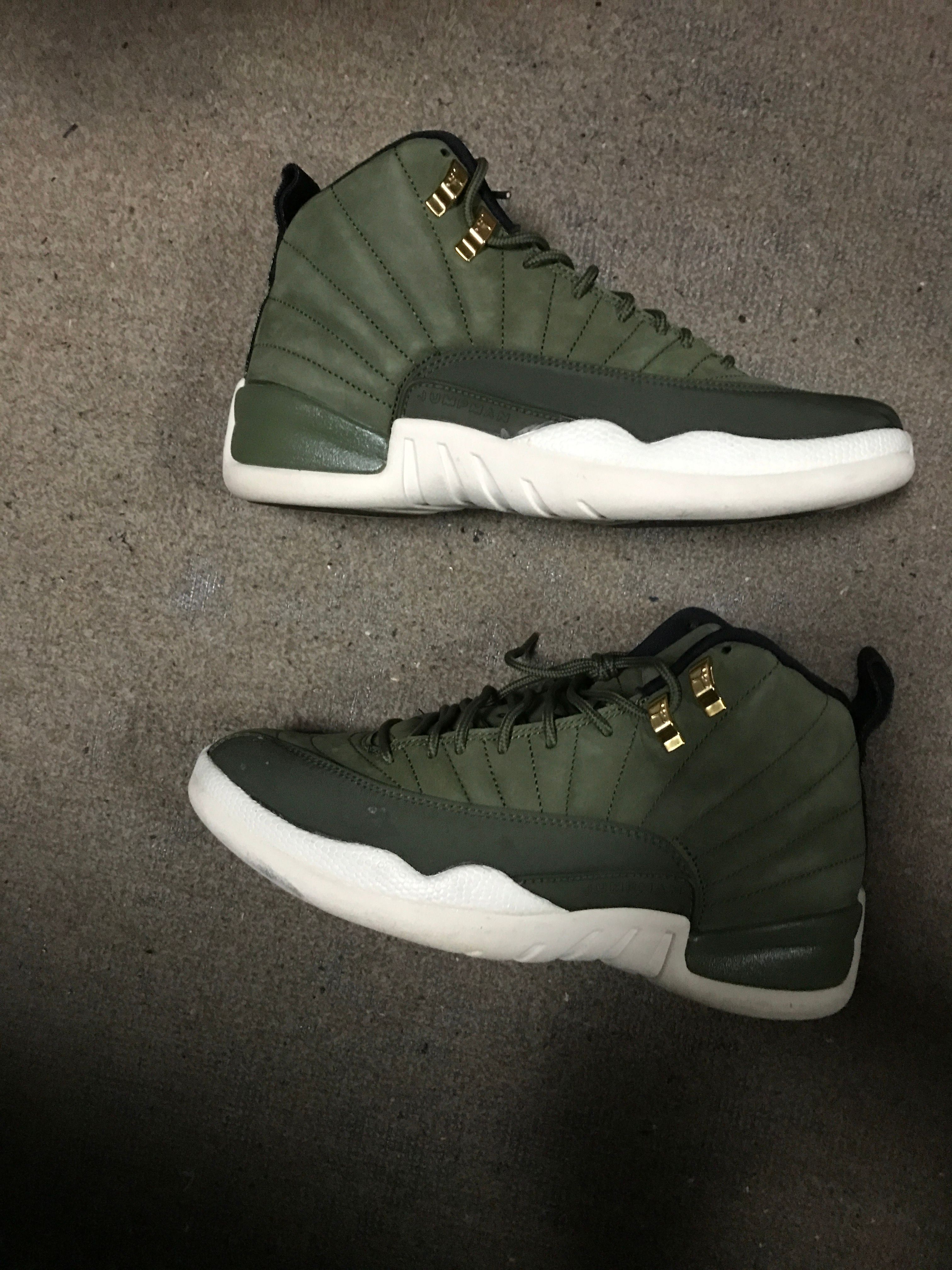 Nike Air Jordan12 "Olive Canvas"