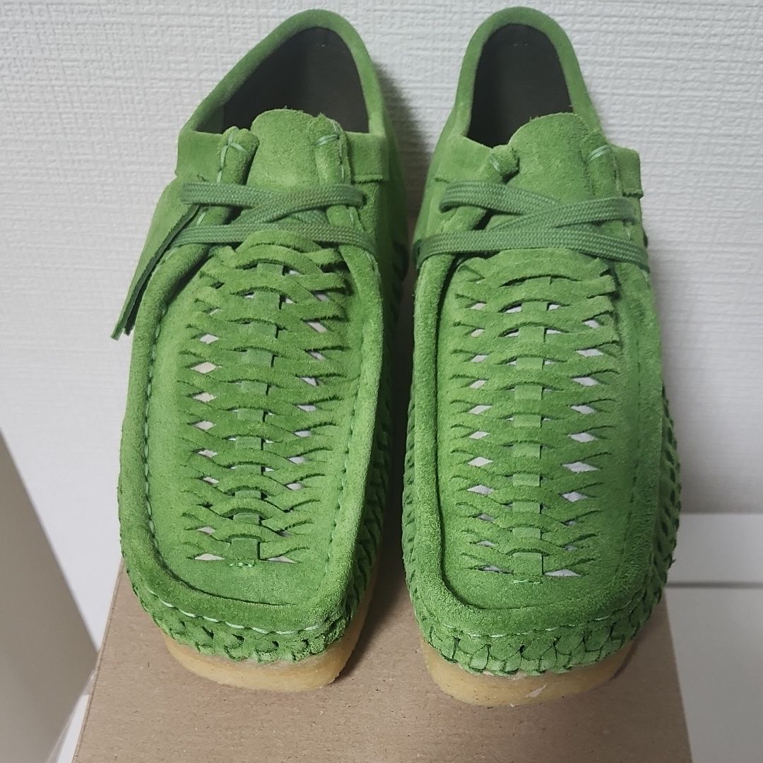 CLARKS × SUPREME WALLABEE "GREEN"