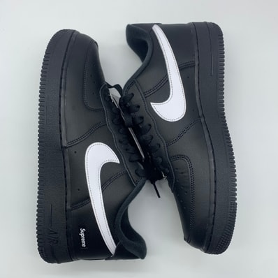 Supreme × Nike Air Force 1 Low "Black/White"