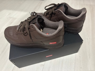 Supreme × Nike Air Force 1 Low "Baroque Brown"