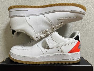 NBA × Nike Air Force 1 Low "White/Crimson/Gum"